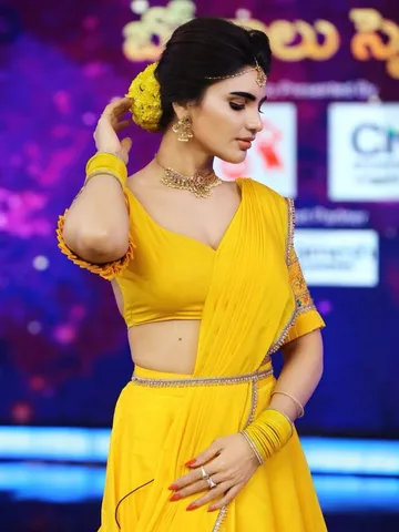 వయ్యారాలు ఒలకబోస్తున్న వర్ష..!