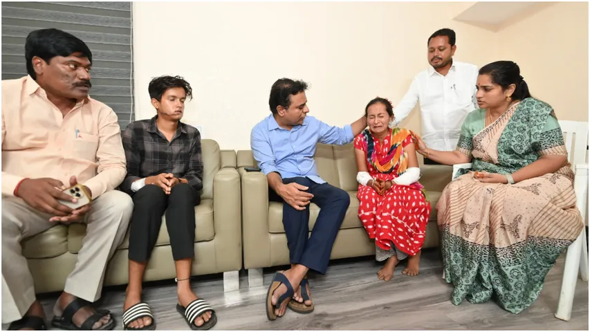 KTR: ప్రేమోన్మాది దాడి.. బాధిత కుటుంబానికి అండగా కేటీఆర్!