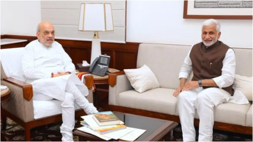 Amit Shah: అమిత్‌ షా ను కలిసిన వైసీపీ ఎంపీ విజయ సాయి రెడ్డి!