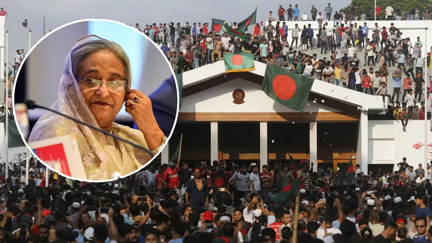 Bangladesh Crisis: భారత్ నుంచి వెళ్ళిపోయిన షేక్ హసీనా విమానం.. ఏమైందంటే..