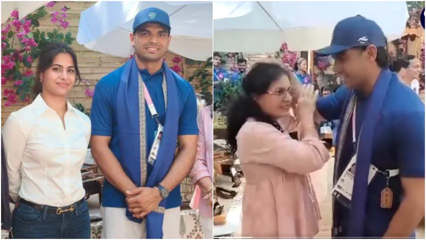 Neeraj-M bhaker: నీరజ్‌-మను ప్రేమయాణం? అందరిముందే ఒట్టు వేయించుకున్న మను తల్లి: వీడియో వైరల్!