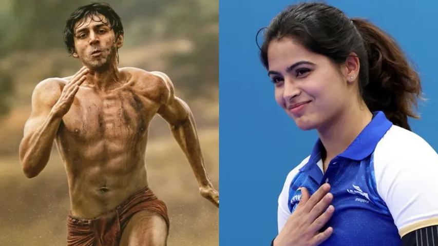 Manu Bhaker : ఈ సినిమాకు ఒలింపిక్ మెడల్ ఇవ్వాలి.. బాలీవుడ్ మూవీపై మను భాకర్ ప్రశంసలు, రియాక్ట్ అయిన హీరో