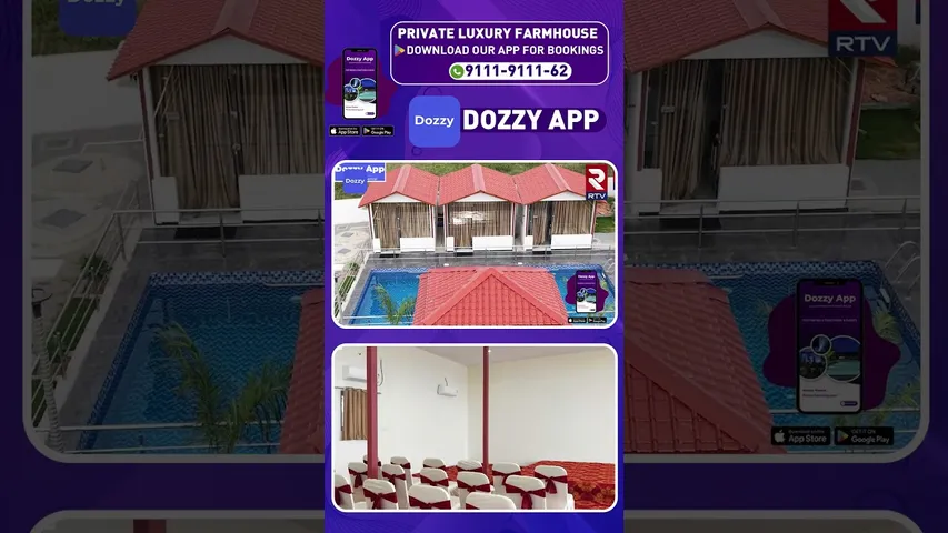 Dozzy App : Private Luxury Farm House Dozzy App For Bookings | Parties & Functions | Hyderabad | RTV
