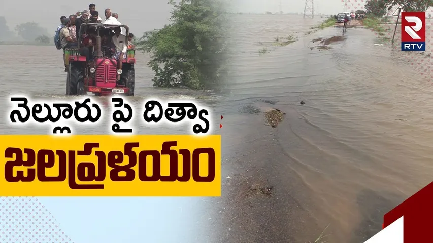 Ditwah Cyclone Effect in Nellore | నెల్లూరు జలమయం | Nellore Rains | RTV