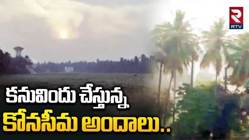 కనువిందు చేస్తున్నకోనసీమ అందాలు.. | The Beauty of Konaseema | Cold Waves | RTV