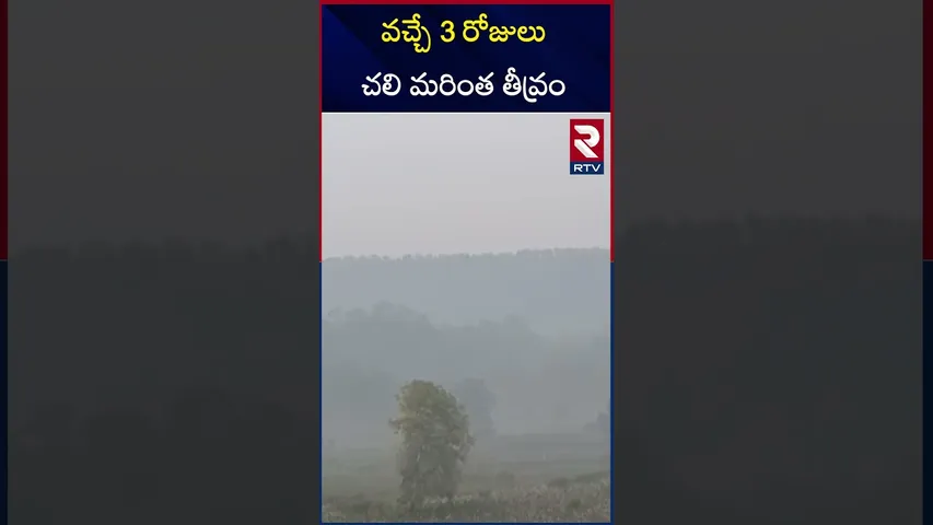 వచ్చే 3రోజులు  చలి మరింత తీవ్రం | Cold weather to intensify in next 3 days | Telangana | RTV