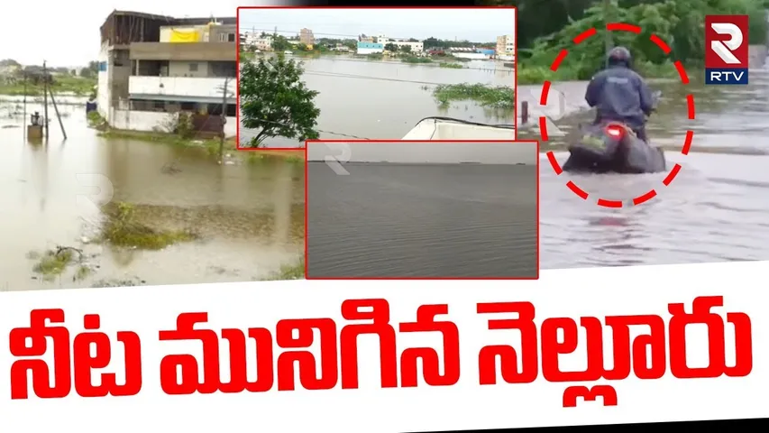 నీట మునిగిన నెల్లూరు.. | Heavy Rains Batter Nellore | AP Rains | Cyclone Alert | IMD Alert | RTV