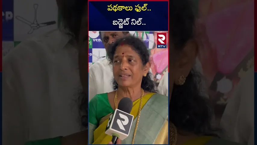 పథకాలు ఫుల్.. బడ్జెట్ నిల్.. | Vanga Geetha About Ap Budget | RTV