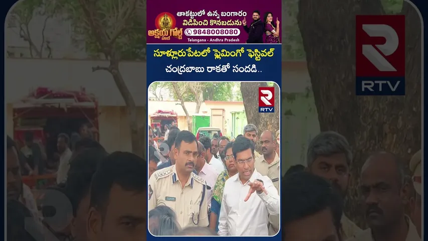 సూళ్లూరుపేటలో ఫ్లెమింగో ఫెస్టివల్ సీఎం చంద్రబాబు రాకతో సందడి| Flamingo Festival CM Chandrababu | RTV