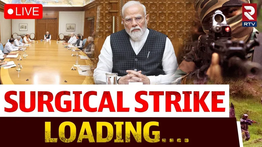 India Big Action on Terrorist Attack🔴LIVE : Surgical Strike | Pahalgam Attack | CCS Meeting | RTV