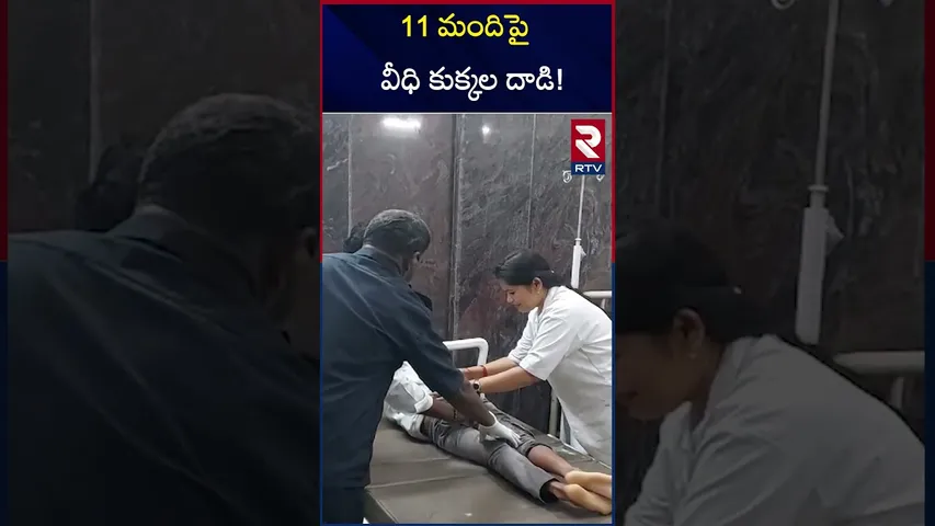 11 మందిపై వీధి కు**క్కల దా**డి! | Street Dogs Hulchal In Nizamabad District | RTV