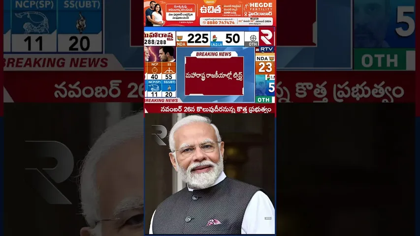 మహారాష్ట్ర సీఎం ఎవరు? | Who Is Going To Be Cm In Maharashtra | RTV