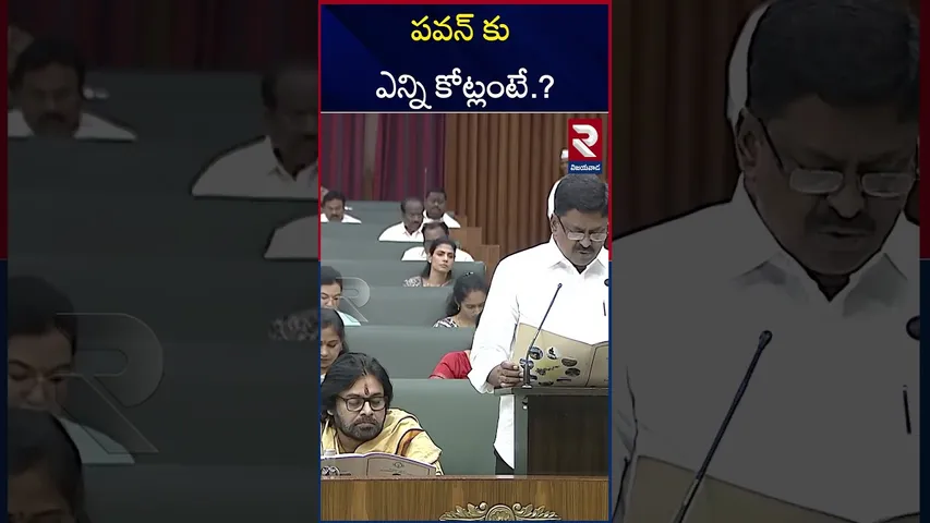 AP Budget For Rural Development | పవన్ కు ఎన్ని కోట్లంటే! | Pawan Kalyan | CM Chandrababu | RTV