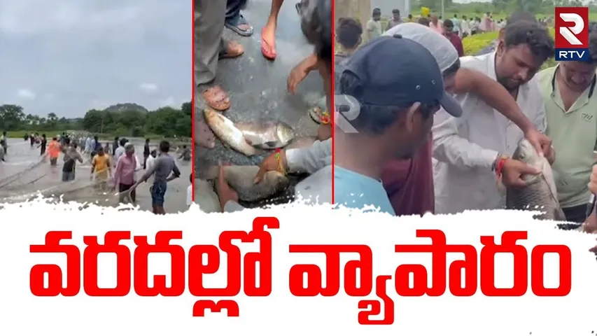 Fish Business In Heavy Floods : వరదల్లో వ్యాపారం | Warangal District | RTV