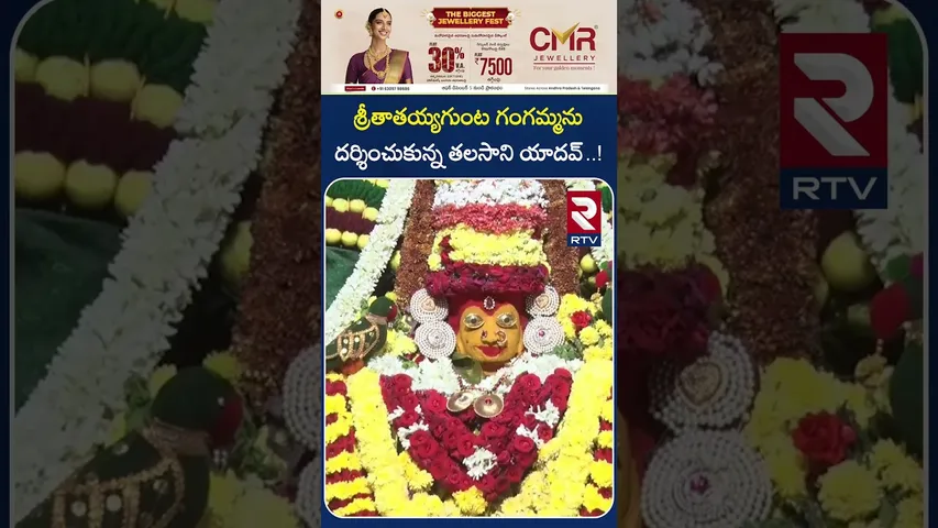 శ్రీతాతయ్యగుంట గంగమ్మను దర్శించుకున్న తలసాని యాదవ్.. | Talasani Srinivas Yadav | Tirupati | RTV