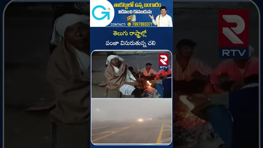 Extreme Cold Wave In Telugu States | తెలుగు రాష్ట్రాల్లో పంజా విసురుతున్న చలి | Weather Report | RTV
