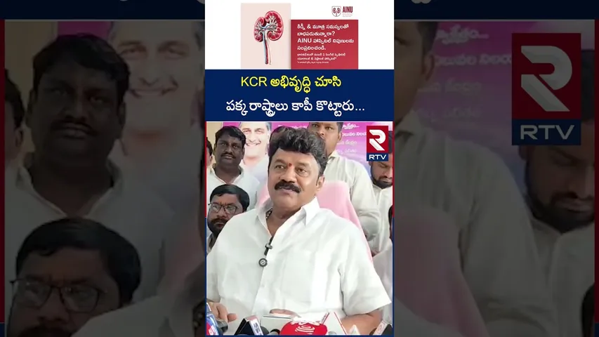 KCR అభివృద్ధి చూసి పక్క రాష్ట్రాలు కాపీ కొట్టారు | Talsani Srinivas About in KCR | RTV