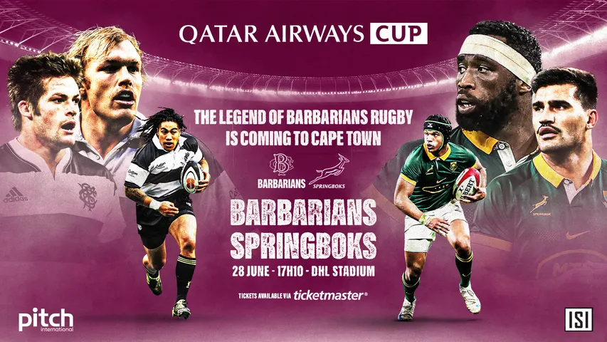 Springboks to Face Barbarians FC in 3rd Edition of the Qatar Airways Cup