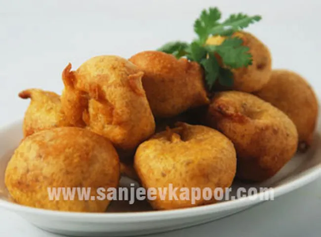 गार्लिकी मशरूम पकोड़ा