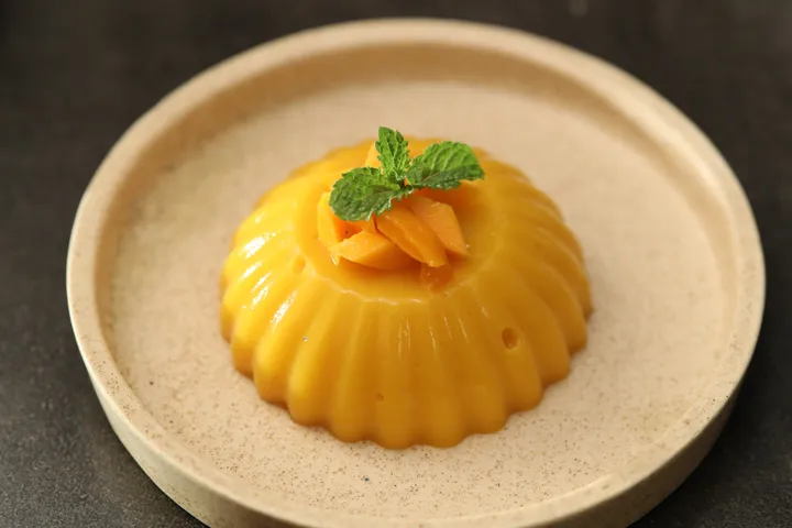 Eggless Mango Pudding - YT