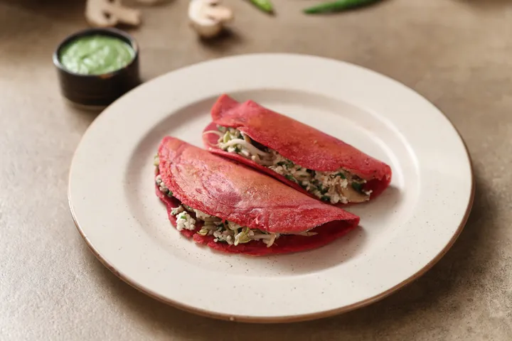 Oats Beetroot Cheela - YT