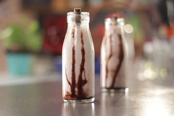 Strawberry and Chocolate Milkshake