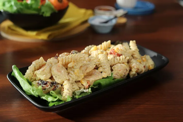 Pasta and Prawn Salad - YT