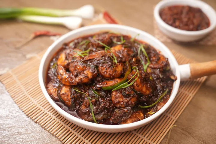 Schezwan Prawns 2