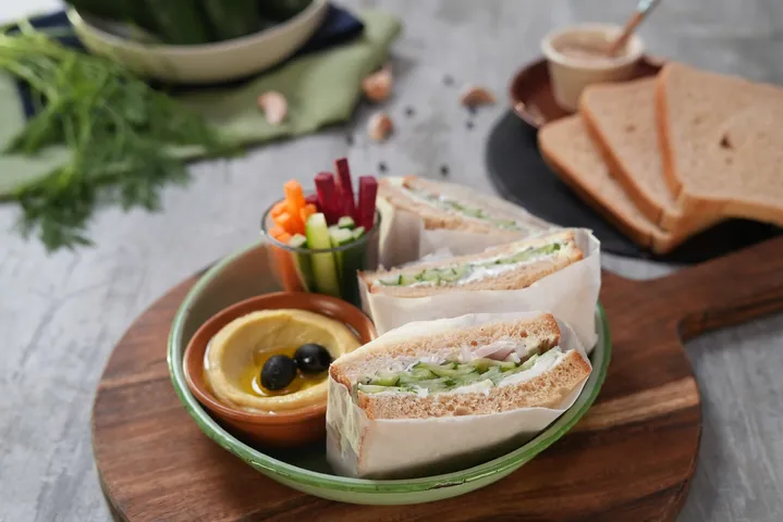 Cucumber Tahini Sandwich - YT
