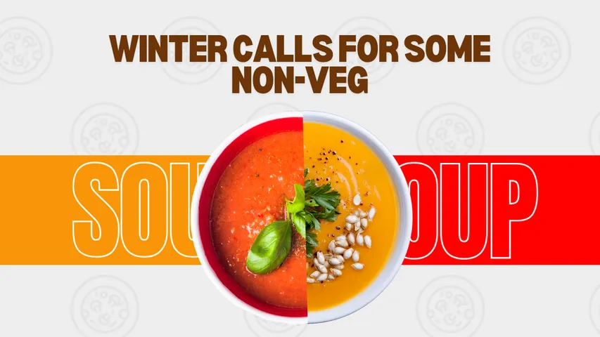 Red and Orange Soup Winter Promotional Instagram Post