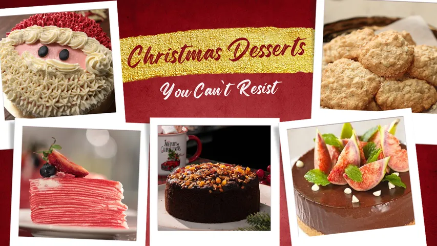 Red Holiday Cooking Recipes Photo Collage Youtube Thumbnail