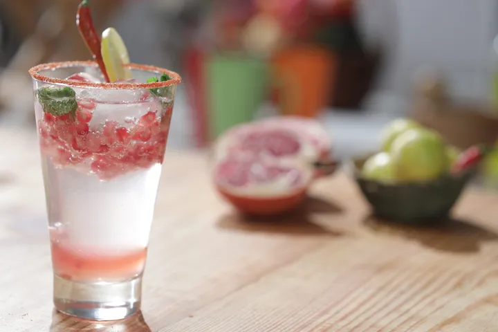 Pomegranate and Chilli Cooler  