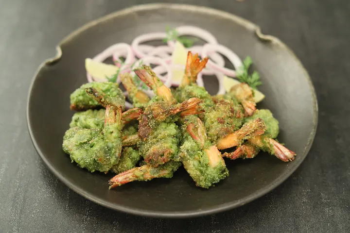 Hirva Masala Prawns - YT