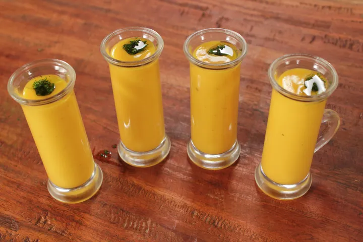 Spiced Carrot Soup Shots 2
