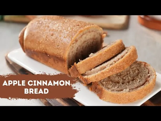Apple Cinnamon Bread | ॲपल सिनेमन ब्रेड | How to make bread at home | Sanjeev Kapoor Khazana