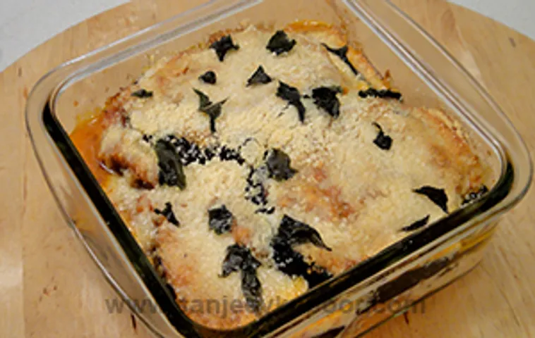 Brinjal Parmesan Bake