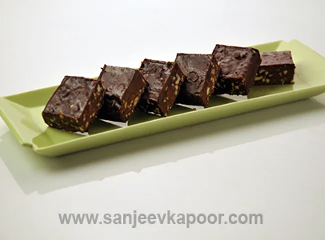 Jaggery And Chocolate Fudge