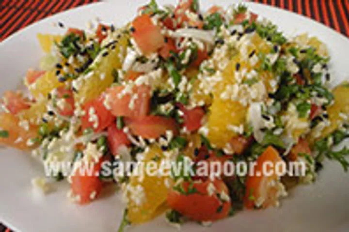 Orange and Broken Wheat Salad
