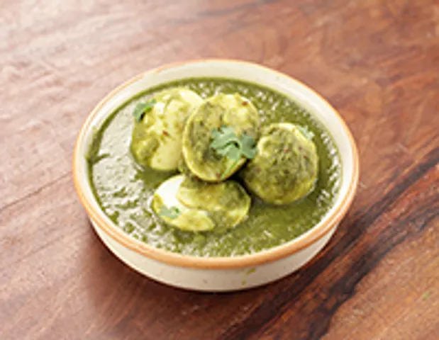 GREEN MASALA EGG CURRY - skk