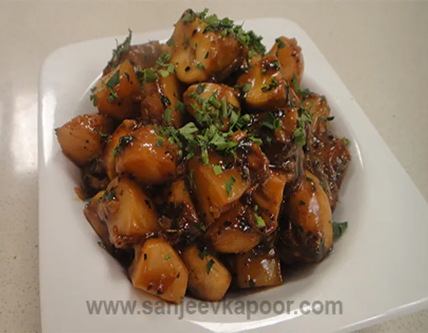 Waterchestnut and Mushroom Stir Fry