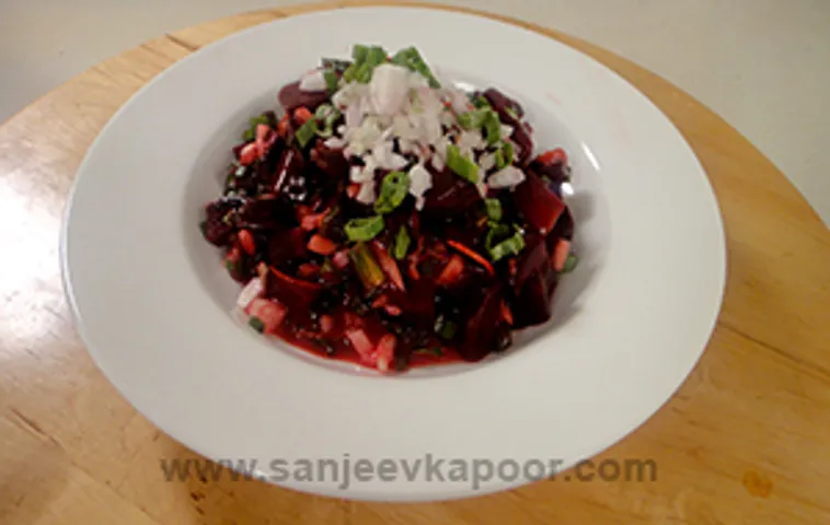 Beetroot Salad with Orange Dressing