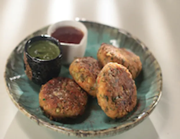 Green Moong Oats Tikki - SK Khazana