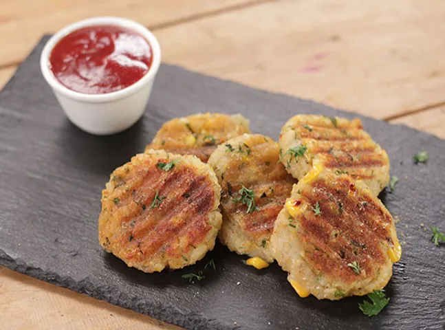 Corn Potato Tikki - SK Khazana