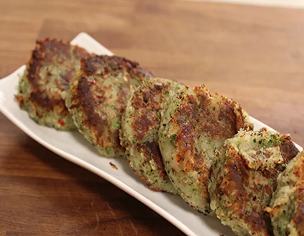 Broccoli and Sweet Potato Cakes