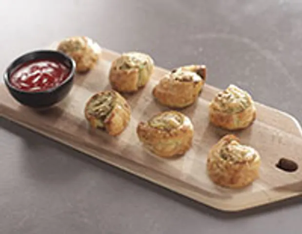 Almond Pesto Puffs