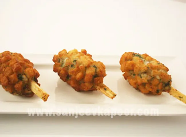 Prawn Fritters On Sugarcane Sticks