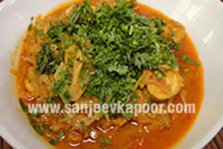 Cabbage Prawns