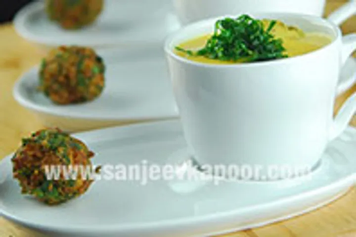 Punjabi Kadhi with Rice Balls