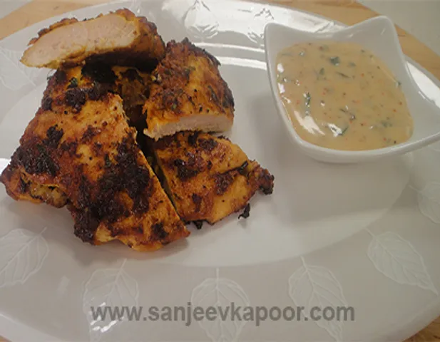 Butter Fried Chicken with Curry Mayonnaise
