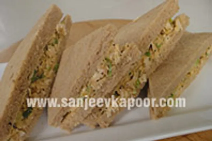 Curried Chicken Tea Sandwich